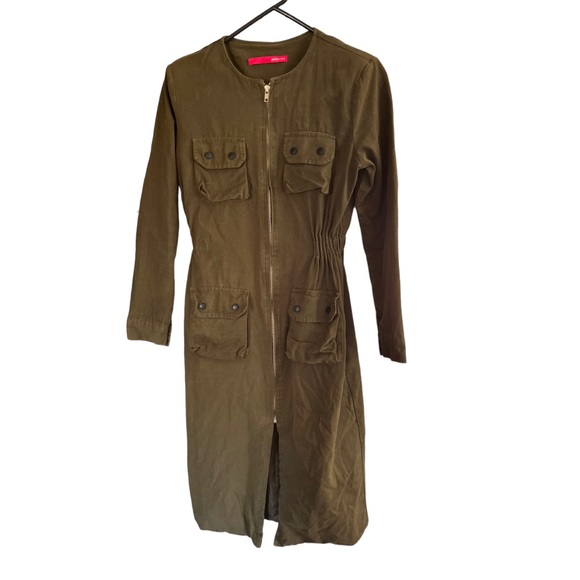 Pinkyotto Womens olive green coat size 2